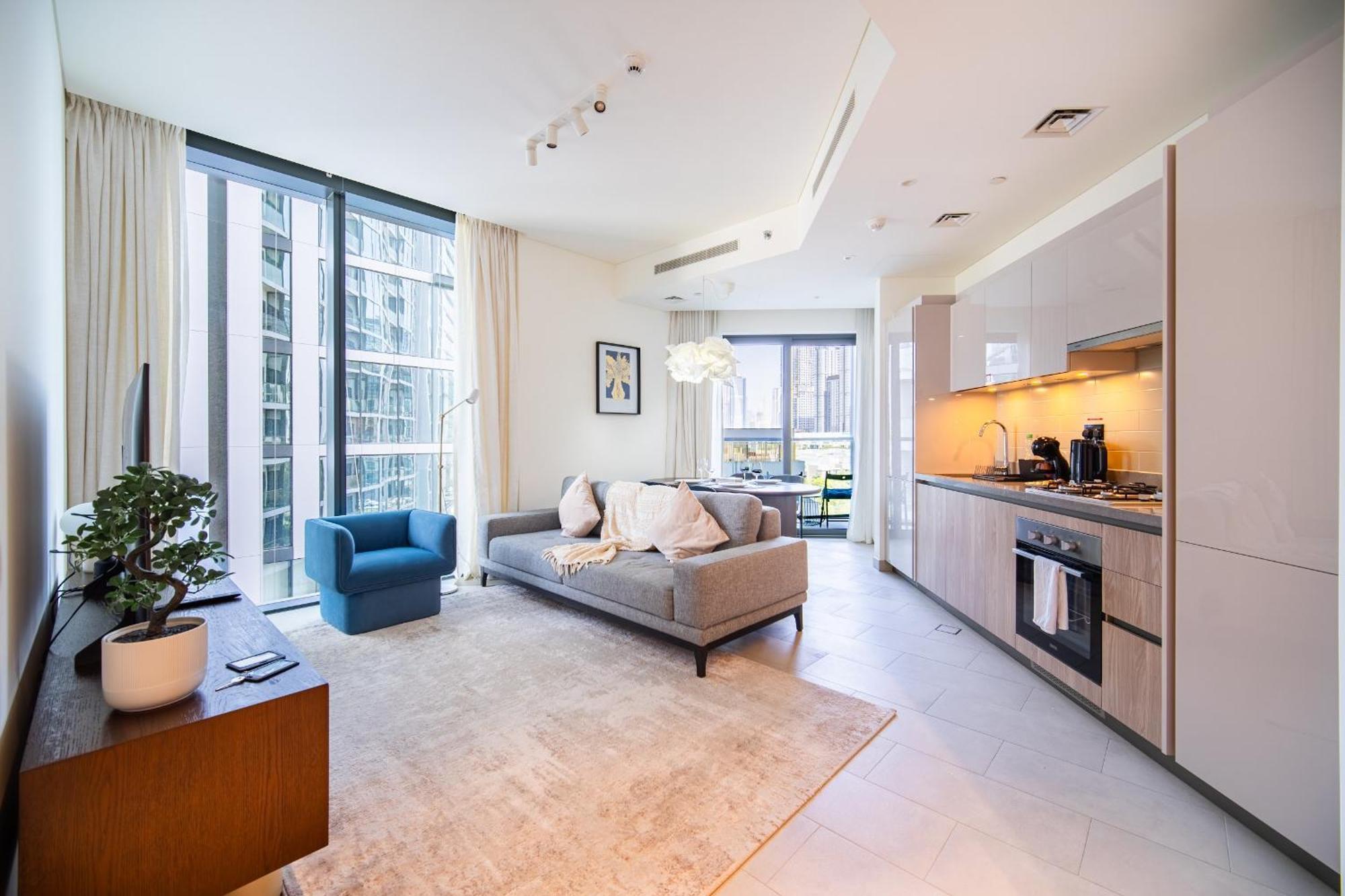 Apartment Cozy 2-bdr In Sobha Waves